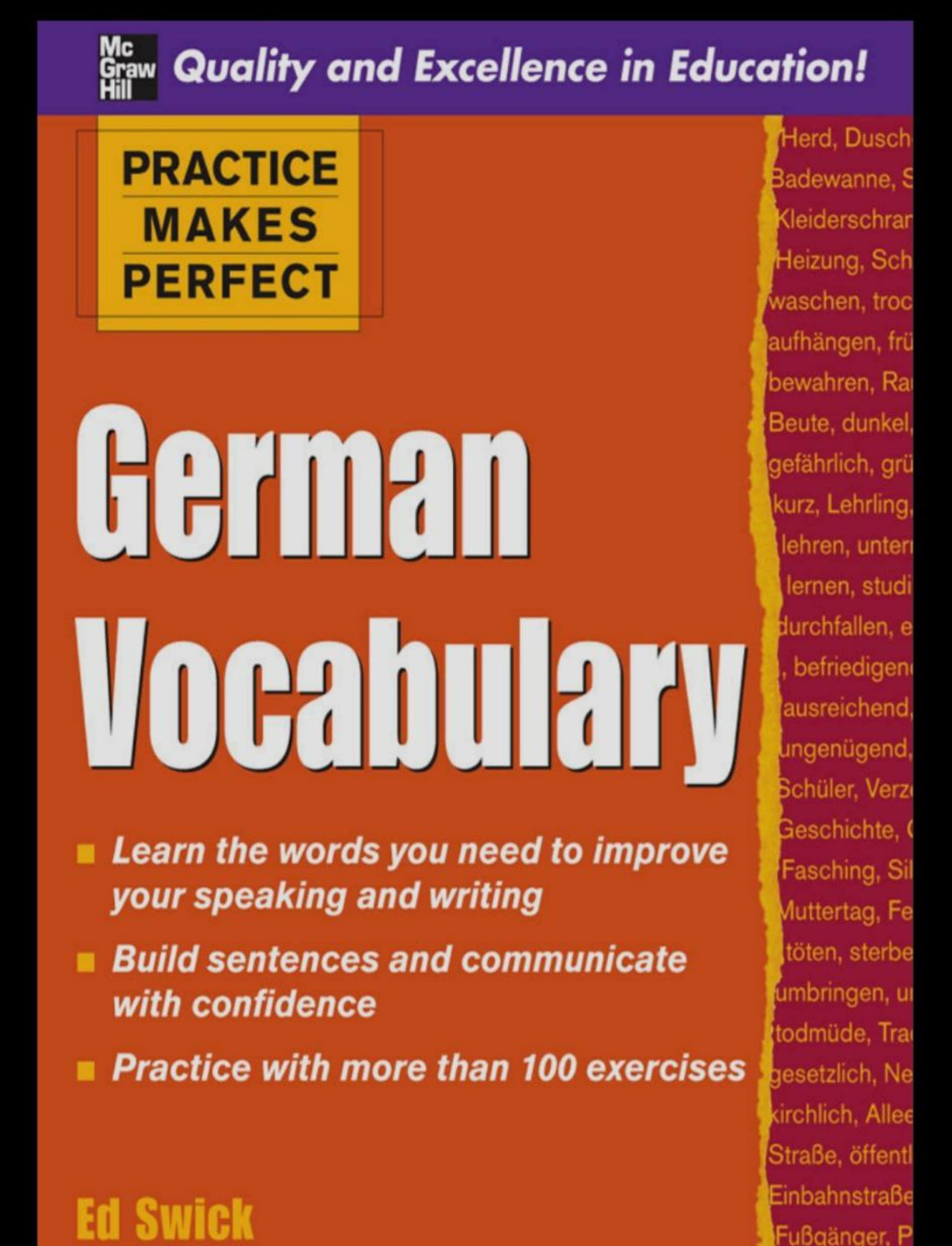 دانلود کتاب آلمانیpractice makes perfect german vocabulary
