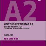 دانلود کتاب آلمانیgoethe zertifikat a2 wortliste