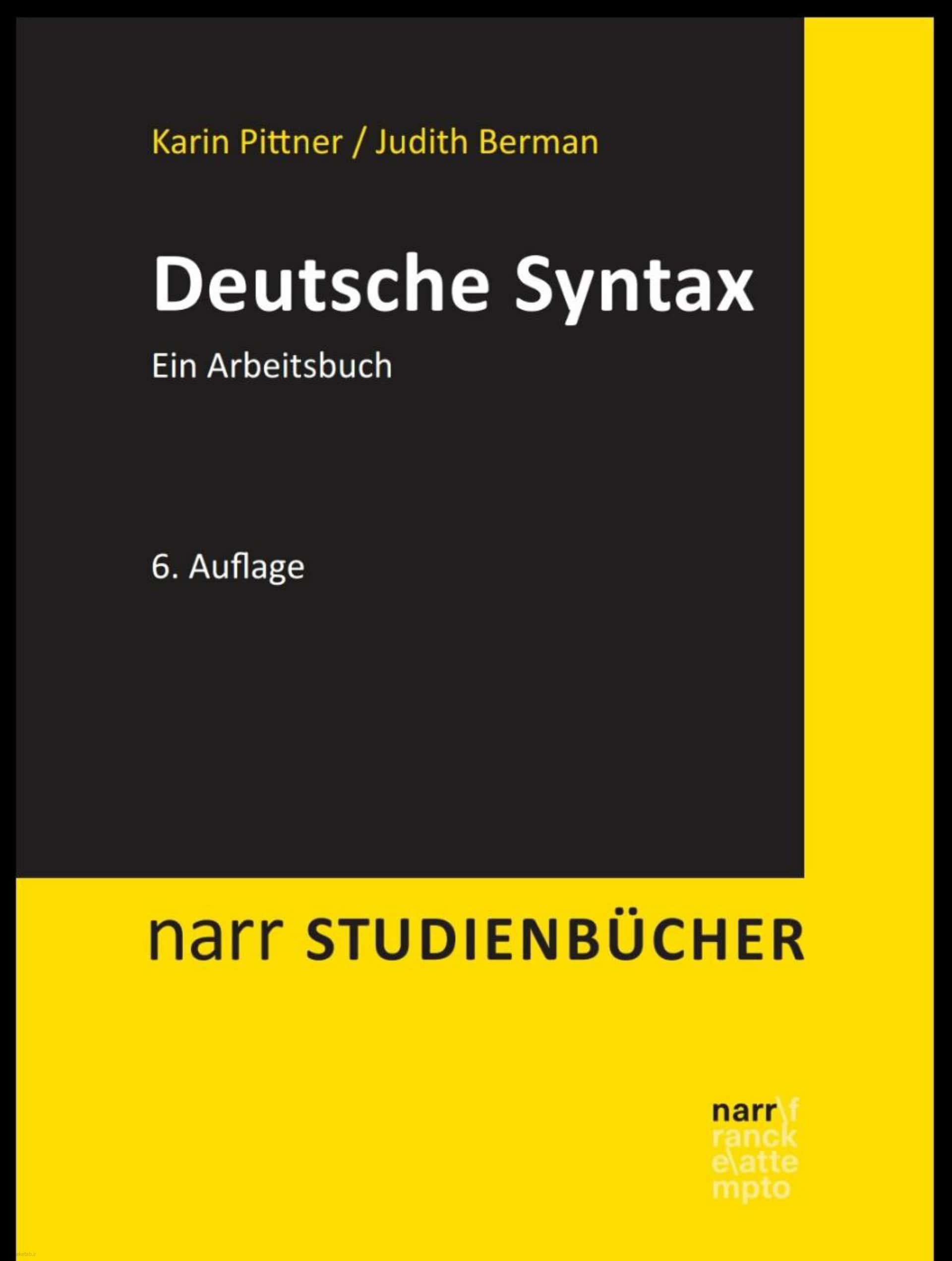 دانلود کتاب آلمانیdeutsche syntax