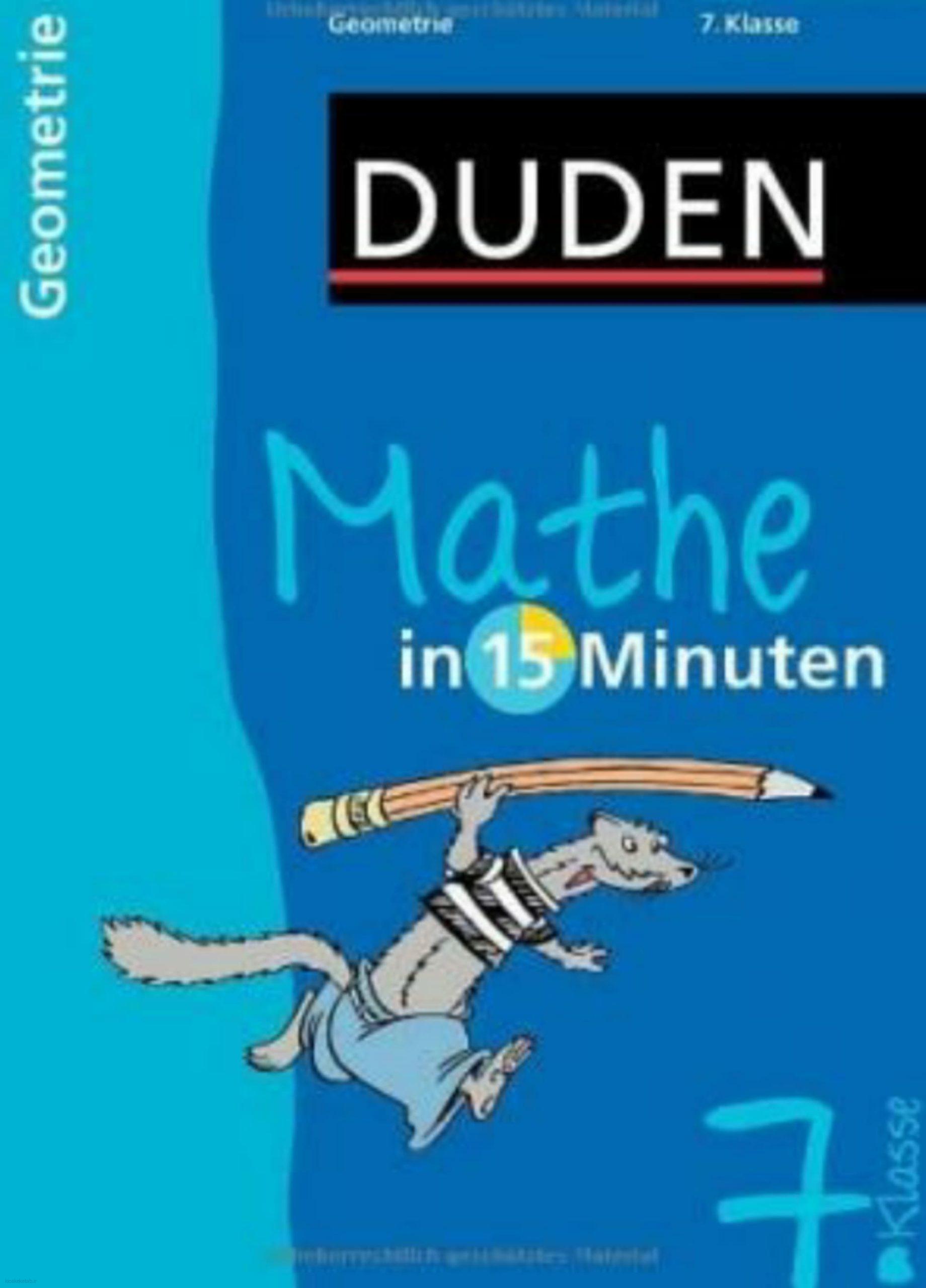 دانلود کتاب آلمانیduden mathe in 15 minuten 7. klasse