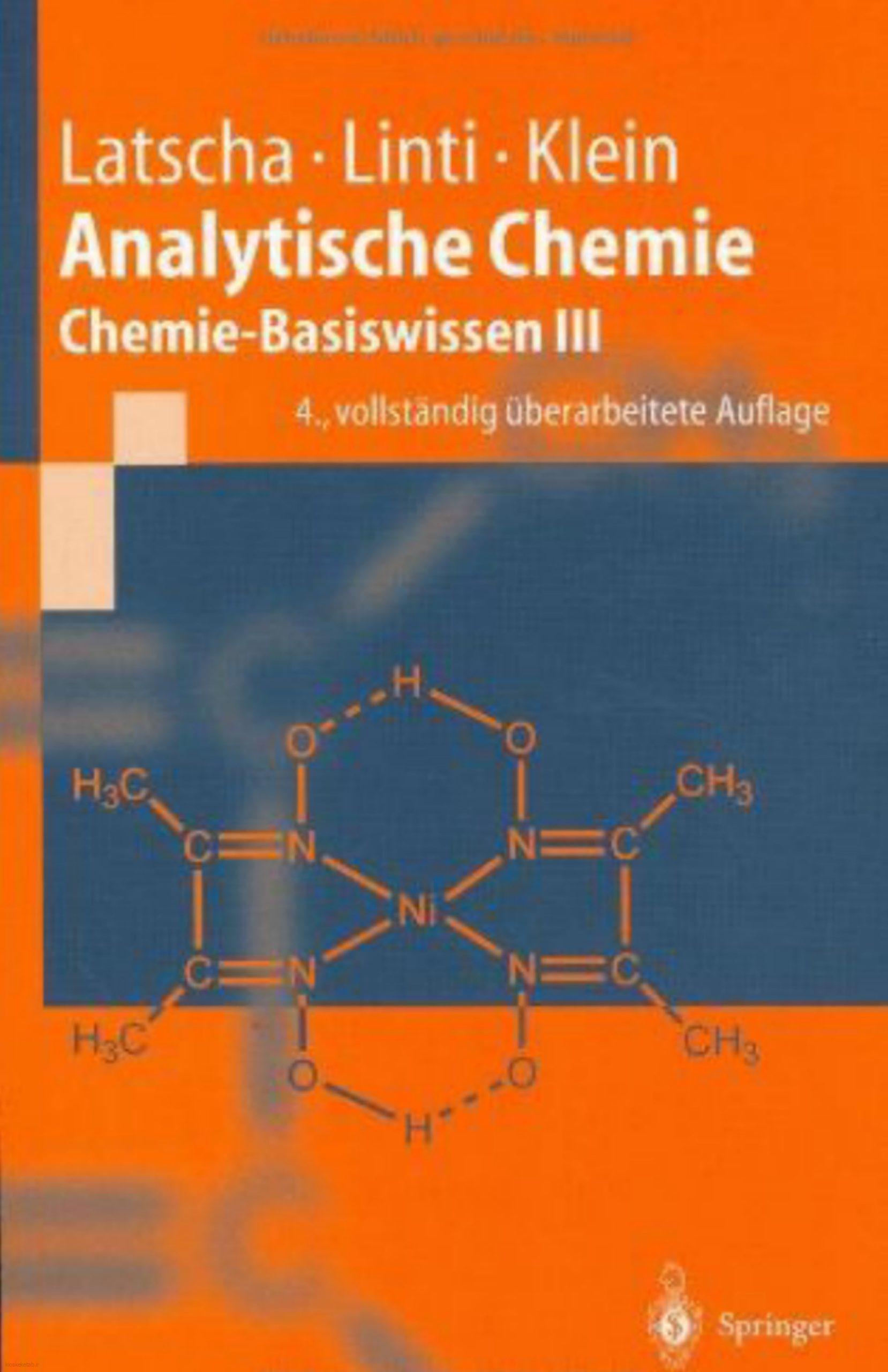 دانلود کتاب آلمانیanalytische chemie chemie basiswissen