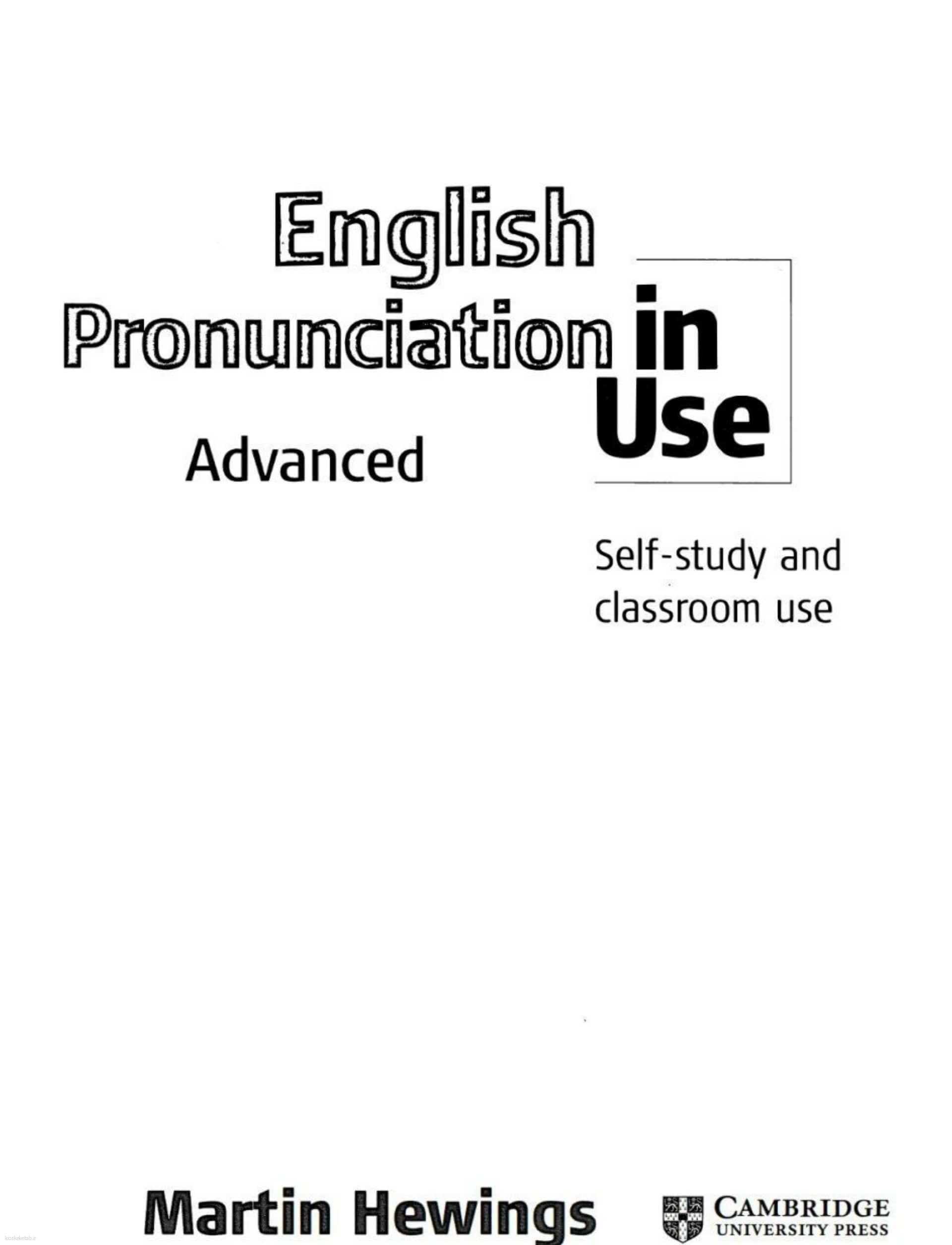 دانلود کتاب انگلیسی english pronunciation in use