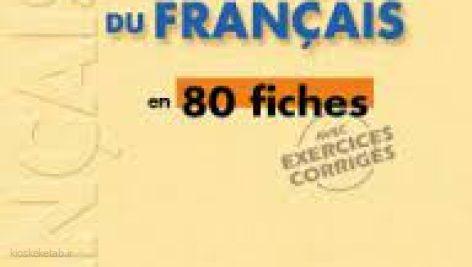 دانلود کتاب فرانسوی Grammaire pratique du français en 80 fiches