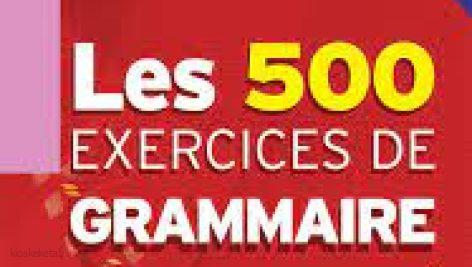 دانلود کتاب فرانسوی Les 500 exercices de grammaire B2
