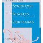 دانلود کتاب فرانسوی Dictionnaire des synonymes nuances et contraires