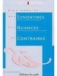 دانلود کتاب فرانسوی Dictionnaire des synonymes nuances et contraires