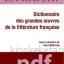 دانلود کتاب فرانسوی Dictionnaire des grandes œuvres de la littérature française